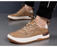 La primera capa de cuero de vaca zapatos casuales, cuero genuino transpirable zapatos de cuero de los hombres, deportes. - details 27