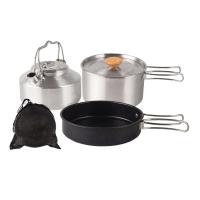 Juego de utensilios de cocina para cocinar, cacerola para senderismo y acampada - details 5