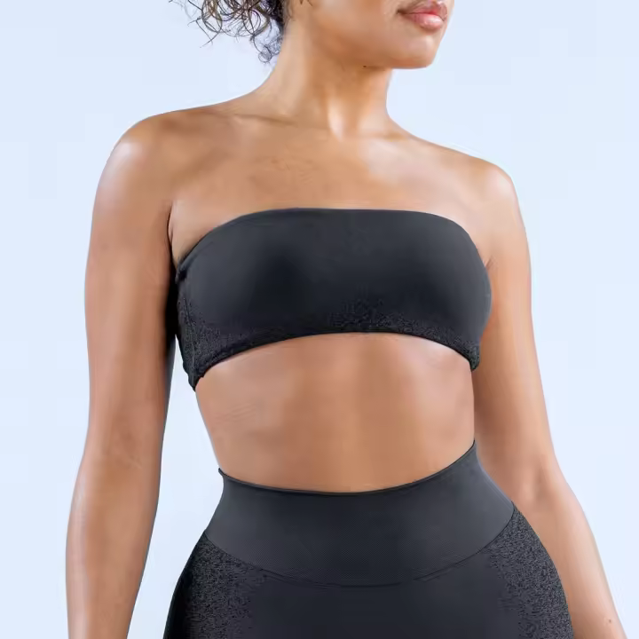 Ignite-Sujetador deportivo Bandeau para mujer, sujetador de Yoga acolchado, sujetadores de gimnasio con espalda descubierta, Top - 1