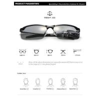 Gafas de sol fotocromáticas polarizadas para hombre, gafas camaleón para conducir, gafas de sol que cambian de color, gafas de sol de visión nocturna diurna para conductor - details 0