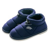 Nuevas botas de nieve impermeables para niños, zapatos de invierno de corte bajo a la moda para mujer, adornos navideños de felpa - details 4