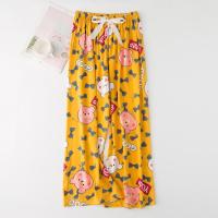 Pijamas de Algodón-Seda para Mujeres Pantalones Corporales Delgados para Embarazadas - details 16