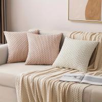 Fundas de almohada decorativas de pana, diseño suave a rayas bohemias para sala de estar, dormitorio, estilo moderno de granja, 1 Uds. - details 7