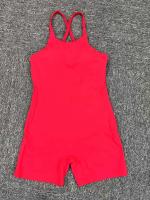 Conjunto de entrenamiento de ejercicio para mujer, traje de yoga, ropa deportiva, mono de gimnasio, rojo, verano, 2024 - details 3