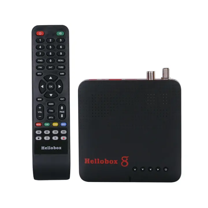 Hellobox 8 Set Top Box Receptor de TV Digital con WiFi Incorporado Resolución de Video 1080P - 1
