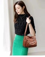Bolso cruzado de cuero suave de gran capacidad para mujer, bolso de mamá moderno, combina con el día a día - details 8