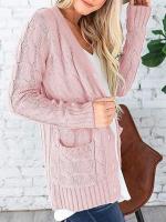 Suéter de manga larga con cuello en V para mujer, cárdigan de un solo pecho, nuevo, Otoño e Invierno - details 16