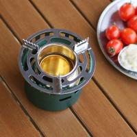 Estufa de Barbacoa Portátil de Acero Inoxidable Cocina de Campamento a Alta Temperatura con Accesorios de Alcohol - details 9