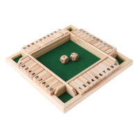 Juego de Mesa para Adultos y Familias Deluxe Four Sides con 10 Números Juego de Muñeca para Fiesta y Club con Reglas de Juego para Beber Fabricado en Madera Recomendado para Niños - details 0