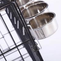 Colgante de Alimentación para Mascotas de Acero Inoxidable Bol para Perros Sosténido - details 2