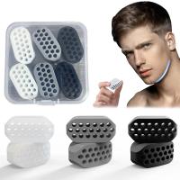 Jaw Exerciser Double Chin Reducer Jawline Exerciser Ball Neck Toning Jaw Face Mouth Exerciser Muscle Slimming Facial Fat Burner - details 0