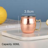 Taza de cobre puro de 500ml, Mule de Moscú engrosada, taza de mula de Moscú, taza de acabado suave martillado, taza de mulas, cócteles, café, cerveza - details 7