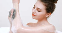 silicone body exfoliating deep cleansing brush