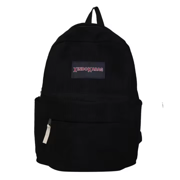 Mochila Retro de Gran Capacidad Material de Nylon para Interiores y Exteriores - 1