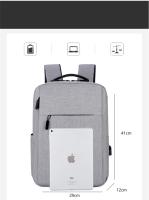 Mochila de negocios para hombre, versión coreana, bolsa de viaje de moda, mochila informal para estudiantes, minimalista y a la - details 10