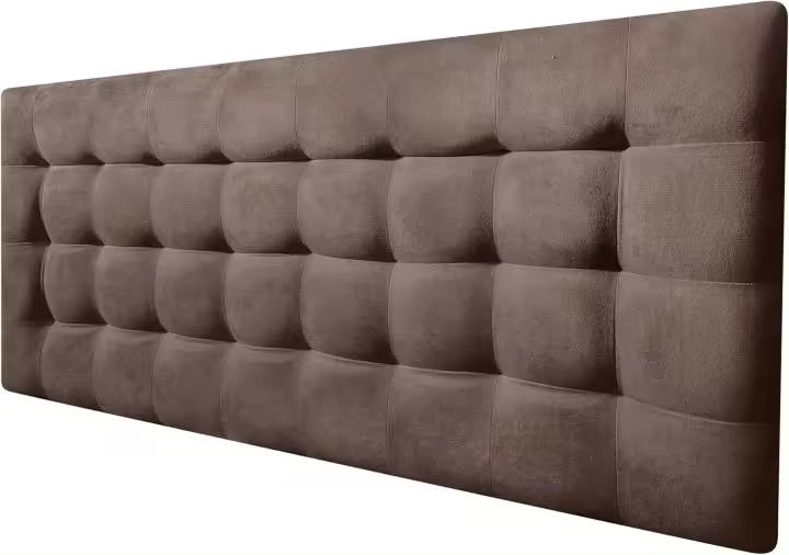 Cabecero Cama Canadá Deluxe - Cabecero Tapizado Acolchado de Tela Antimanchas - Cabecero Premium Dormitorio (Beige, 135x70) - 1