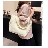 Bolso de mujer de lona de gran capacidad bolso de mano bolso de hombro estudiante universitario bolso versátil bolso de viaje multibolsillo - details 10