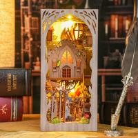 Rompecabezas 3D de Madera Kit de Construcción de Casa de Muñecas Mini Decoración de Escritorio Fancy Ideal Regalo de Holiday para Amigo y Amiga - details 10