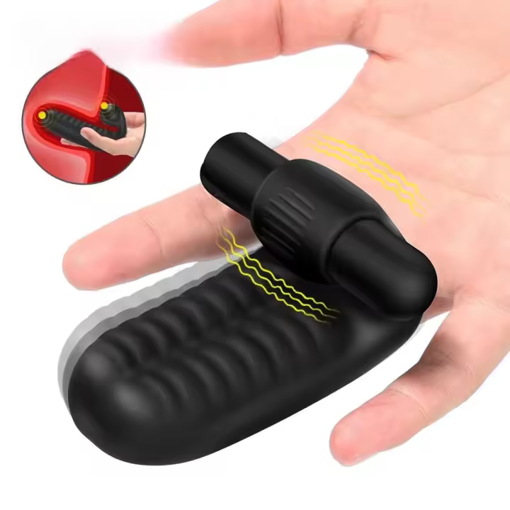 Leten-juguetes sexuales con funda para el dedo, vibrador para masaje de punto G, estimulador de clítoris, masturbador femenino para mujeres, orgasmo lésbico, productos para adultos - 1