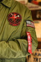 TOP GUN CWU-45P parche bordado estilo militar chaqueta Bomber piloto vuelo abrigo de invierno - details 10