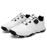 Nuevo botón de uñas fijo impermeable cómodo transpirable zapatos de golf deportivos - details 1