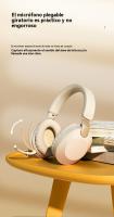 Auriculares inalámbricos con Bluetooth y micrófono, cascos con cancelación de ruido, sonido estéreo, deportivos, para juegos - details 0