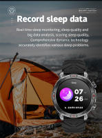 Reloj inteligente Deportivo De Alta Calidad,Pantalla AMOLED de 1,43 Pulgadas,Trae Tu Propia Linterna LED De Luz Fuerte,107+Modo Deportivo,Lmpermeabilización De Llamadas,Asistente De Salud,Reloj inteligente Con Brújula GPS Al Aire Libre,Para Android e Ios - details 12