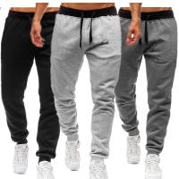 Pantalones de chándal sueltos para mujer y hombre, corredores con cintura elástica, pantalones deportivos informales de hip-hop, blanco, beige, ros - details 1