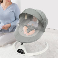 Mecedora eléctrica para bebé, soporte de aluminio con Bluetooth, versión táctil verde, Control remoto, 0-12 meses - details 0