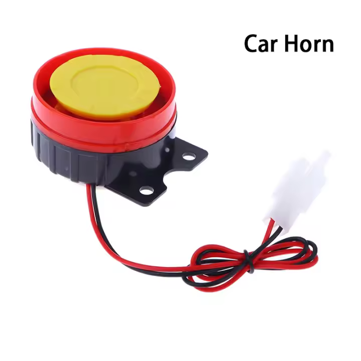 Bocina de Coche Eléctrica Portátil 12V Alarma de Sirena de Aire Duradera para Coches y Camiones - 1