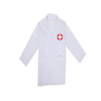 Bata quirúrgica para niños, experimento científico, bata blanca médica, disfraz de enfermera para juego de rol de pequeño médico - details 5
