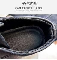 Moda al aire libre Pu cuero altura creciente zapatos corrientes casuales negros, zapatos deportivos para hombres - details 5