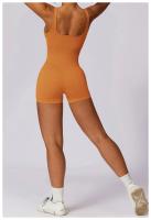 Seamless One-piece Yoga Clothing High-intensity Sweat Wicking Threaded Elastic Sports Tight Fitness One-piece Clothing Female - details 5