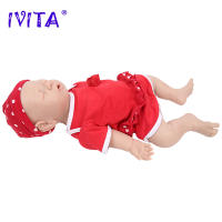 Muñeca de Silicona Recién Nacida IVITA WG1528 Muñeca Realista de Niña de 43cm con Ropa - details 26