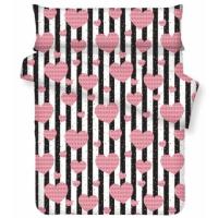 Funda de cama nórdica de 105 cm. Modelo moderno, juego completo con oso, microfibra muy suave y transpirable, funda de edredón, fácil de usar a máquina. - details 1