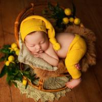 Newborn Photography Props Woven Rattan Basket Retro Split Chair Baby Girl Boy Photo Shoot Sofa Bed Studio Photo Accessoires - details 2