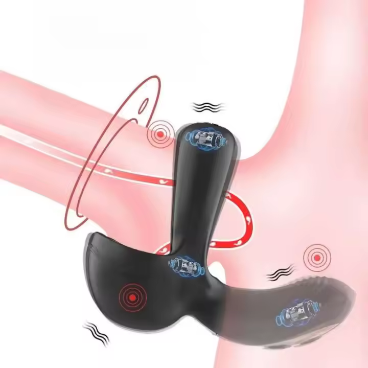 Leten Control Remoto Vibrador Anillo de Vibración para Próxido y Estimulador de Perineo - 1