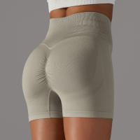 Nessaj-pantalones cortos sin costuras para mujer, Shorts deportivos elásticos de realce de cadera, transpirables, para gimnasio - details 16