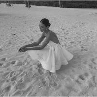 Vestido de Playa de Cintura Alta con Volantes Vestido de Vacaciones para Mujeres con Encaje de Verano con Espalda Descubierta - details 16