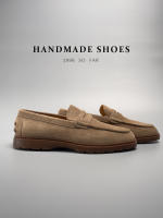 Mocasines de alta gama, cuero genuino, piel de vaca de primera capa, zapatos de moda hechos a mano con un pedal. - details 41