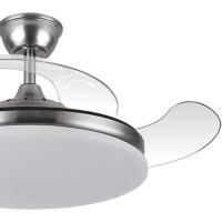 Ventilador de Techo LED con Temporizador 3500-4000-6500K, 6 Velocidades, Aspas retráctiles |   (Blanco) - details 13