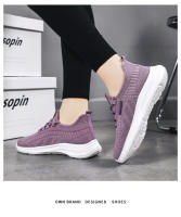 Nueva versión coreana casual, zapatos de suela suave, malla transpirable, zapatos de plataforma para mujer de moda. - details 15