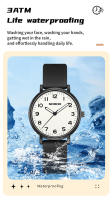 Exam Reloj de cuarzo luminoso, ligero, informal, resistente al agua, para estudiantes, silencioso - details 33
