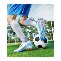 Zapatos De Fútbol Para Hombres De Alta Calidad Original Con Punta Larga Antideslizantes Para Entrenamiento Profesional Y Sociedad Cleats De Interior Microfibra Cierre De Laces Material De Suela De Goma - details 2