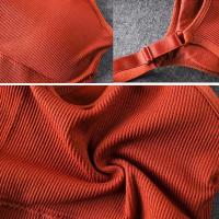 Sujetador sin costuras de copa completa para mujer, Bralette transpirable sin aros, cómodo para dormir, correr, Fitness, Top deportivo de alta calidad - details 4