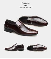 Zapatos de Vestir Clásicos para Hombres Cuero de Cocodrilo Elegante para Negocios Casuales Formales - details 3