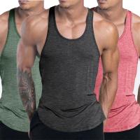 Nueva camiseta deportiva sin mangas para hombre, camiseta interior de entrenamiento de verano para hombre, camiseta sin mangas holgada transpirable de secado rápido para baloncesto, chaleco deportivo informal para hombre - details 1