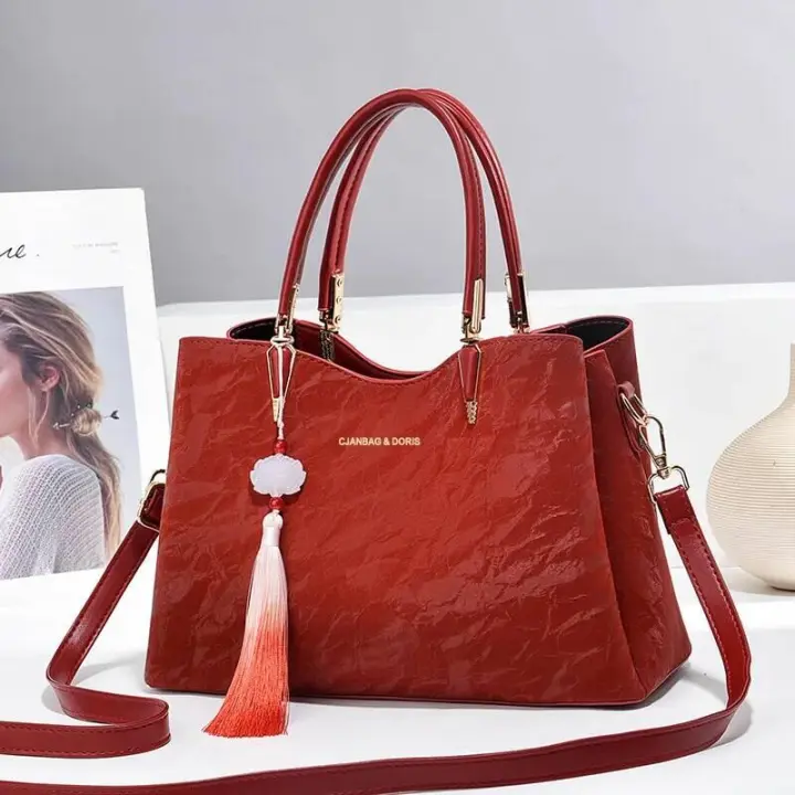 Mochila de lujo Leten Versátil y elegante bolso cruzado para mujer mayor - 1