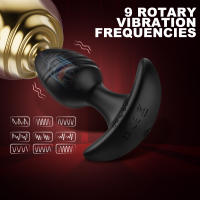 Vibrador Rotativo USB Recargable Control Inalámbrico de Aplicación Estimulador de Masaje Anal para Adultos Juguetes Sensuales para Parejas Salud y Diversión - details 2