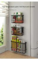 Estantes de refrigeración magnéticos para refrigerador, almacenamiento Simple y moderno, cestas refrigeradas montadas en la pared de salón, cocina - details 11